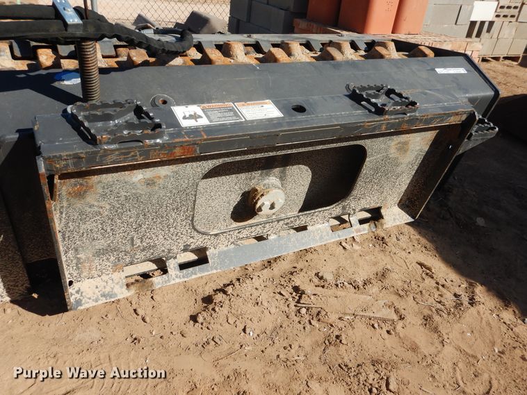 image for item HU9599 2015 Bradco VRP73 skid steer vibratory roller