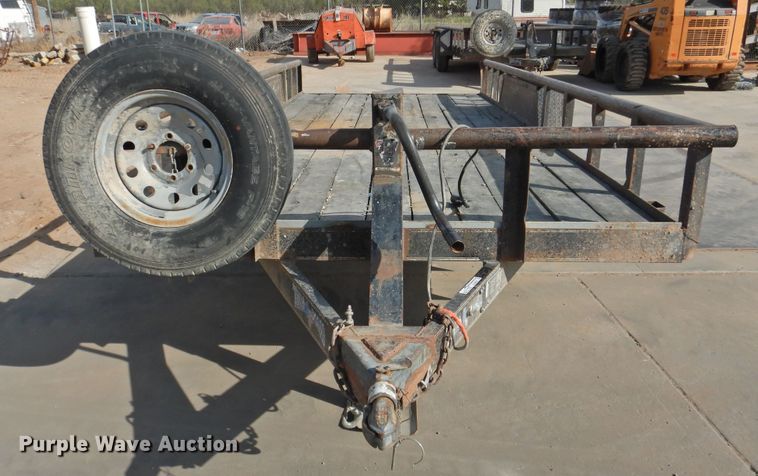 image for item HU9602 2009 Texas Bragg utility trailer