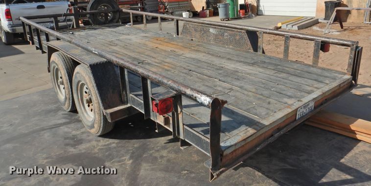 image for item HU9602 2009 Texas Bragg utility trailer