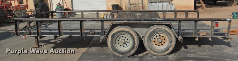 image for item HU9602 2009 Texas Bragg utility trailer