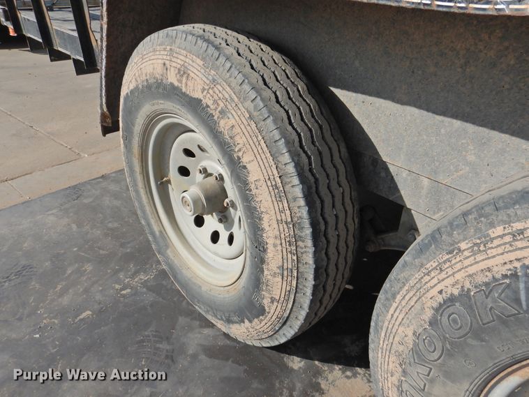 image for item HU9602 2009 Texas Bragg utility trailer