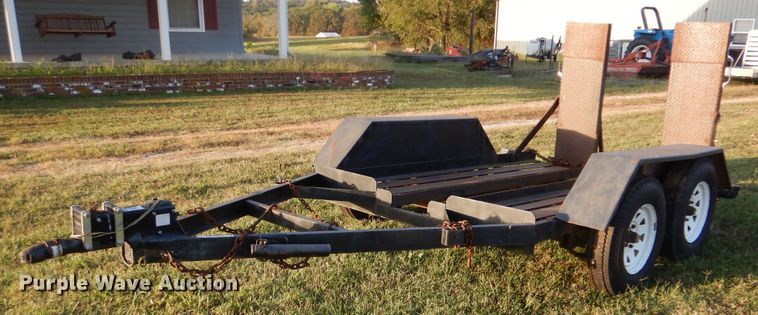 image for item AE9696 Shop built equipment trailer