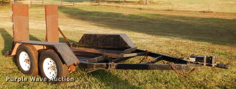 image for item AE9696 Shop built equipment trailer