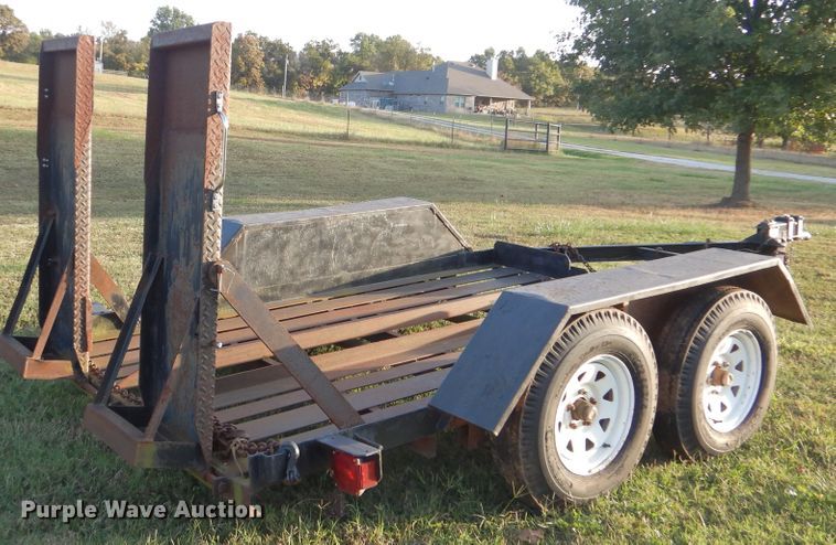image for item AE9696 Shop built equipment trailer