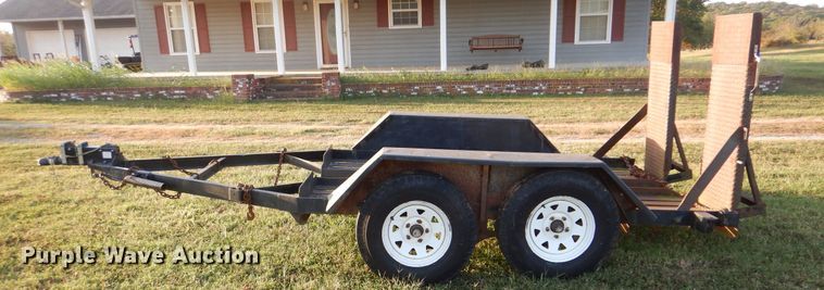 image for item AE9696 Shop built equipment trailer