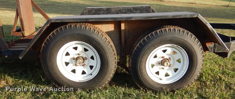 image for item AE9696 Shop built equipment trailer