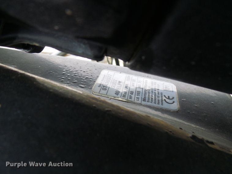 image for item DC2914 2002 Tracker Pro Crappie 175  boat