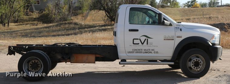 image for item DD6154 2016 Dodge Ram 5500  truck cab and chassis
