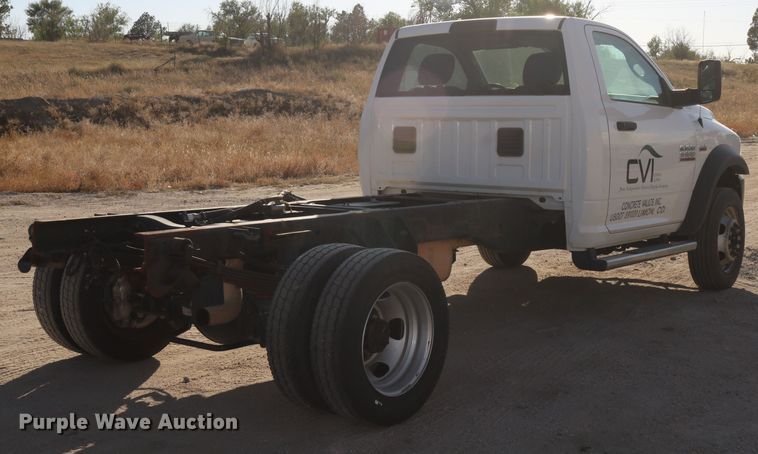 image for item DD6154 2016 Dodge Ram 5500  truck cab and chassis