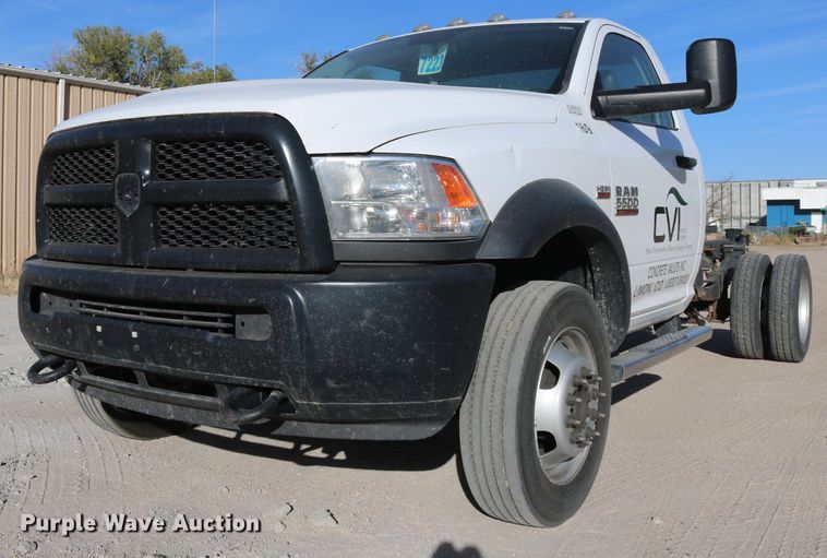 image for item DD6154 2016 Dodge Ram 5500  truck cab and chassis