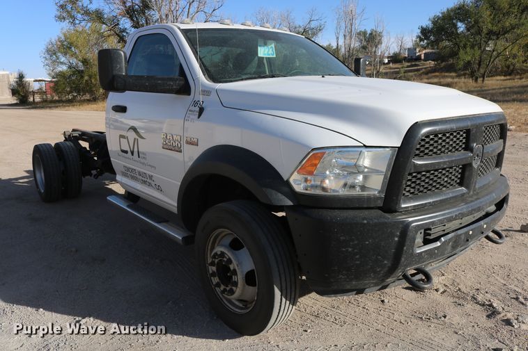 image for item DD6154 2016 Dodge Ram 5500  truck cab and chassis