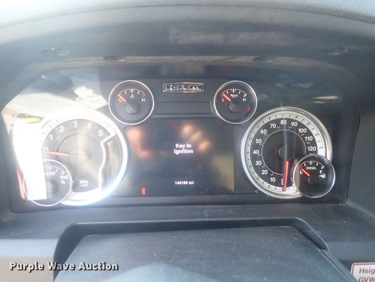 image for item DE0844 2014 Dodge Ram 4500  truck cab and chassis