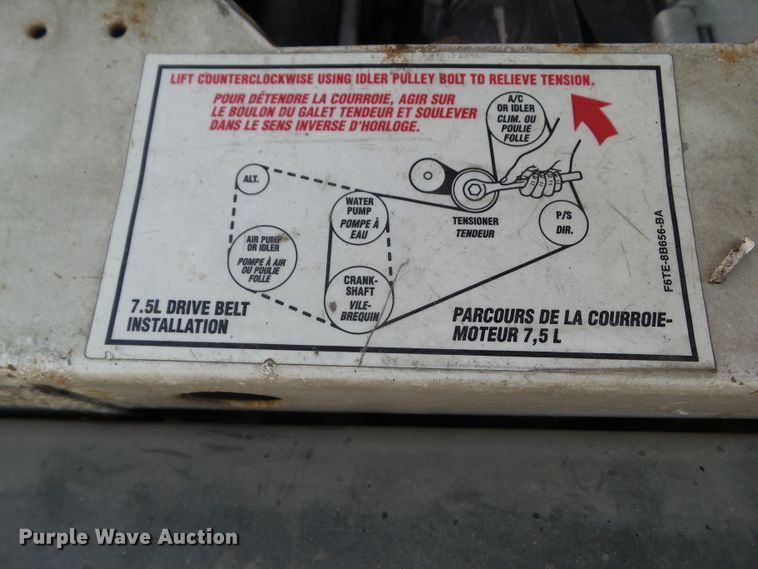 image for item DF0902 1997 Ford F350 XL  box truck