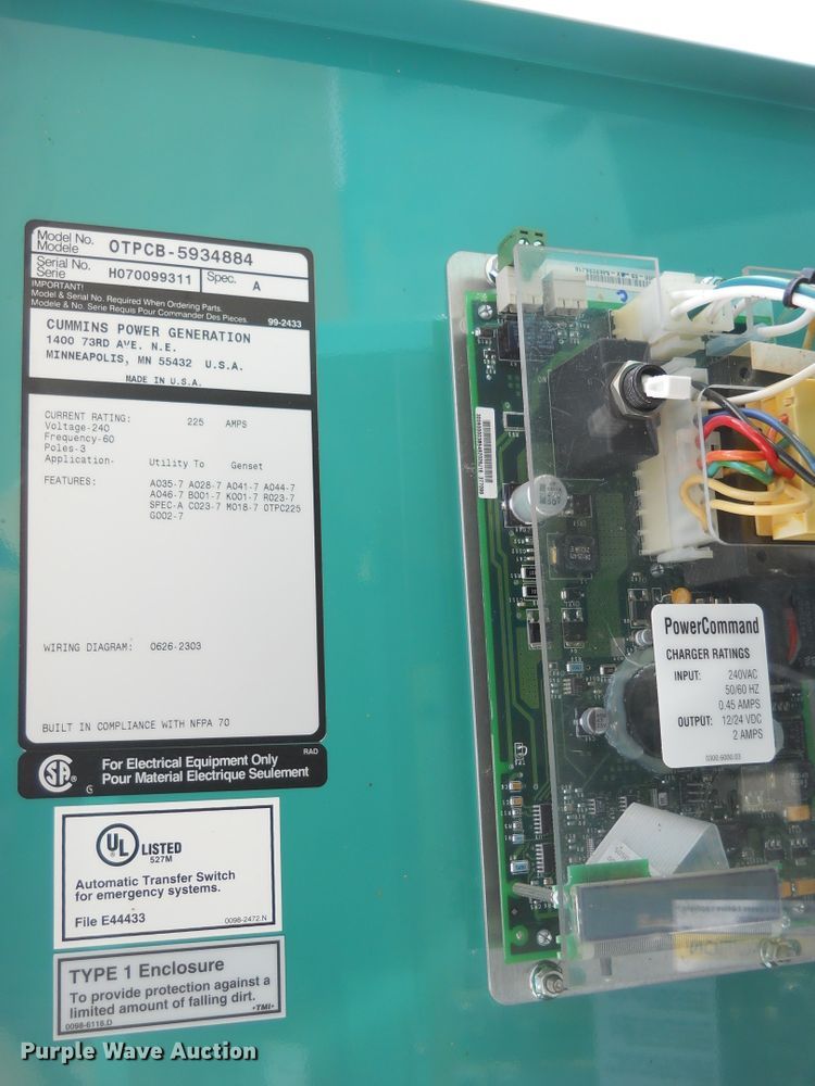 image for item DF4558 Onan 30EK-L28822R  generator