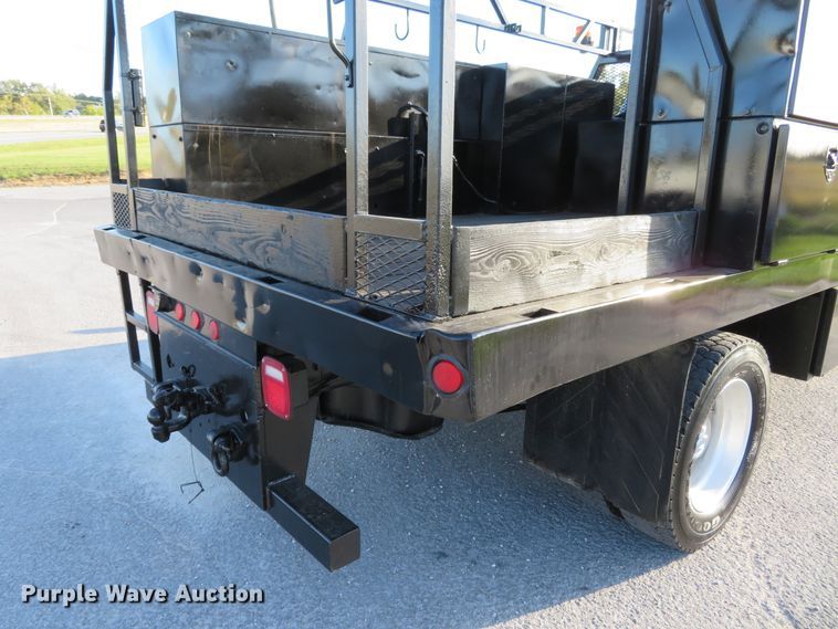 image for item DH1245 2014 Dodge Ram 5500HD  Crew Cab flatbed truck