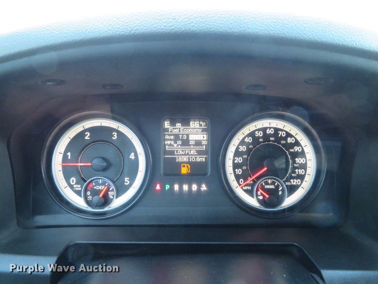 image for item DH1245 2014 Dodge Ram 5500HD  Crew Cab flatbed truck