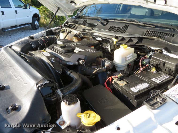 image for item DH1245 2014 Dodge Ram 5500HD  Crew Cab flatbed truck