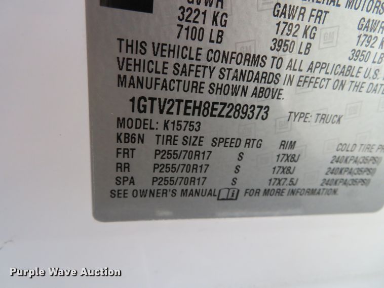 image for item DH3973 2014 GMC Sierra 1500  Double Cab pickup truck