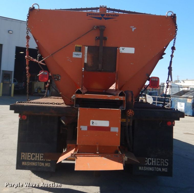 image for item DH5212 2008 Ford F750 Super Duty XLT  flat dump bed truck