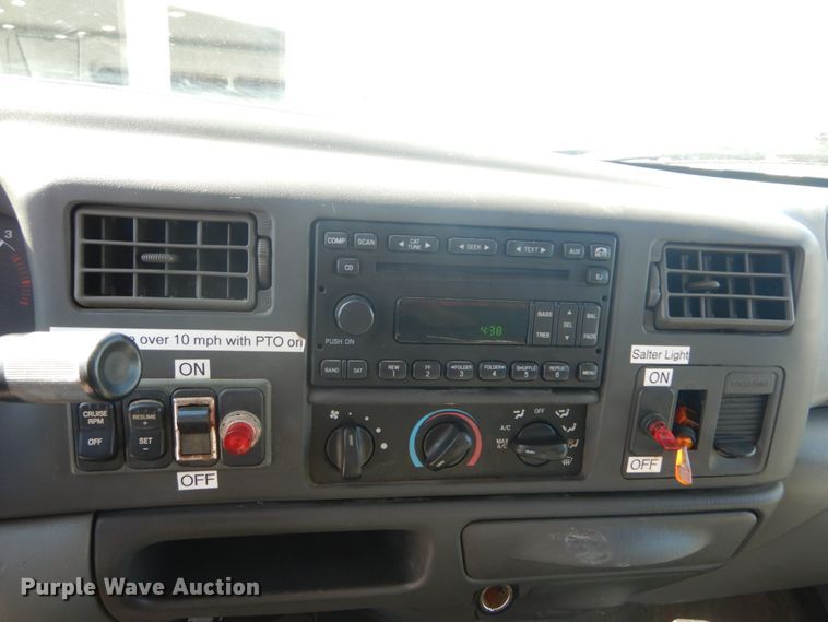 image for item DH5212 2008 Ford F750 Super Duty XLT  flat dump bed truck