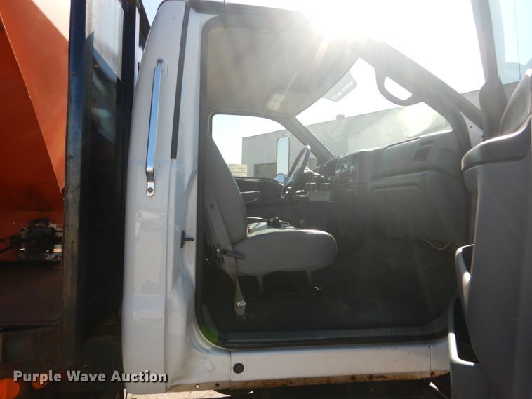 image for item DH5212 2008 Ford F750 Super Duty XLT  flat dump bed truck