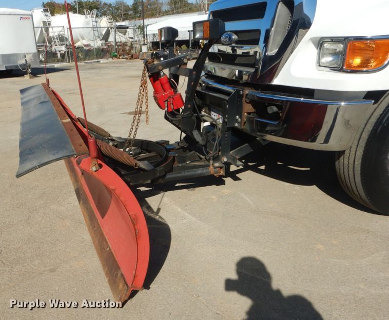 image for item DH5212 2008 Ford F750 Super Duty XLT  flat dump bed truck