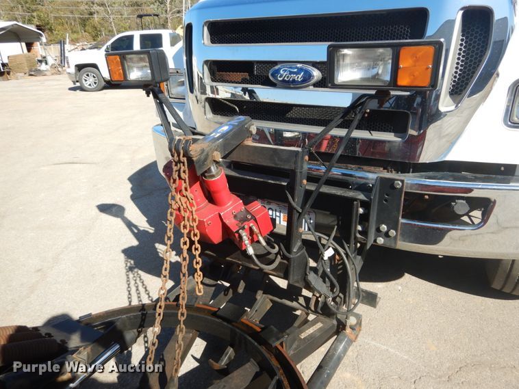 image for item DH5212 2008 Ford F750 Super Duty XLT  flat dump bed truck