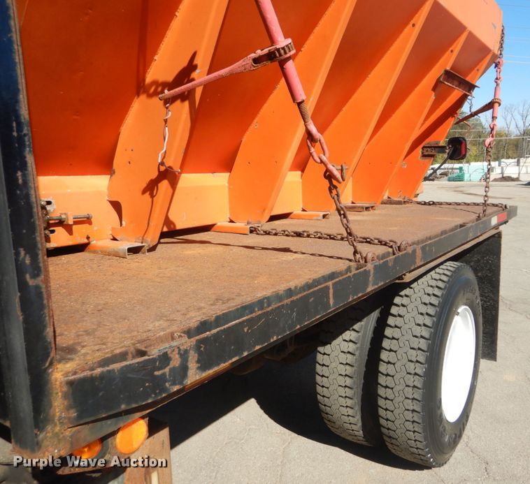 image for item DH5212 2008 Ford F750 Super Duty XLT  flat dump bed truck