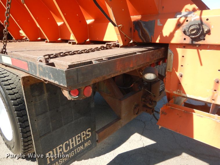 image for item DH5212 2008 Ford F750 Super Duty XLT  flat dump bed truck