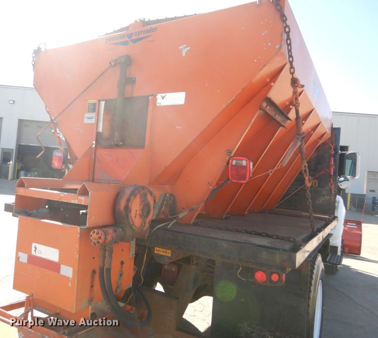 image for item DH5212 2008 Ford F750 Super Duty XLT  flat dump bed truck