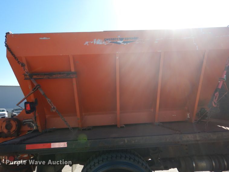 image for item DH5212 2008 Ford F750 Super Duty XLT  flat dump bed truck