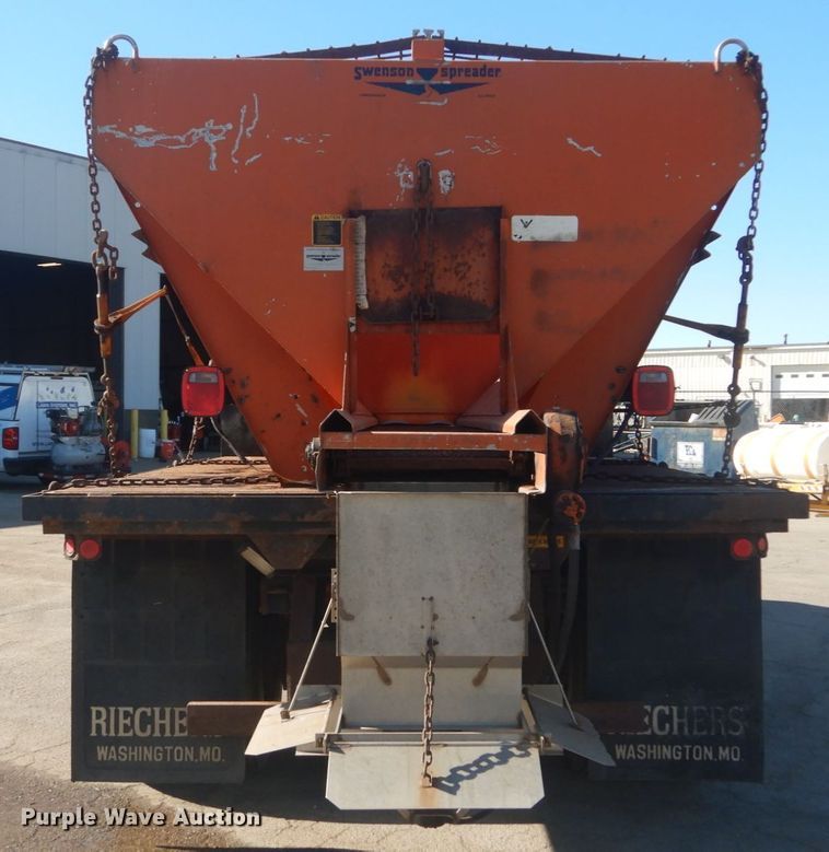 image for item DH5213 2008 Ford F750 Super Duty XLT  flat dump bed truck