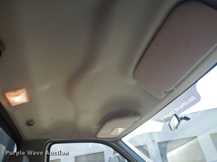 image for item DH5213 2008 Ford F750 Super Duty XLT  flat dump bed truck