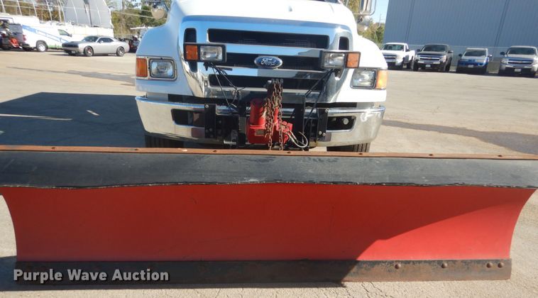 image for item DH5213 2008 Ford F750 Super Duty XLT  flat dump bed truck