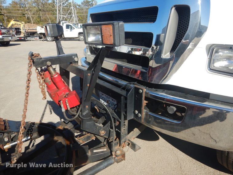 image for item DH5213 2008 Ford F750 Super Duty XLT  flat dump bed truck