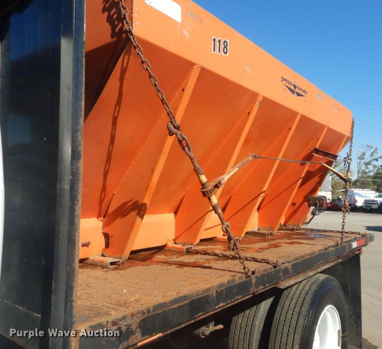 image for item DH5213 2008 Ford F750 Super Duty XLT  flat dump bed truck