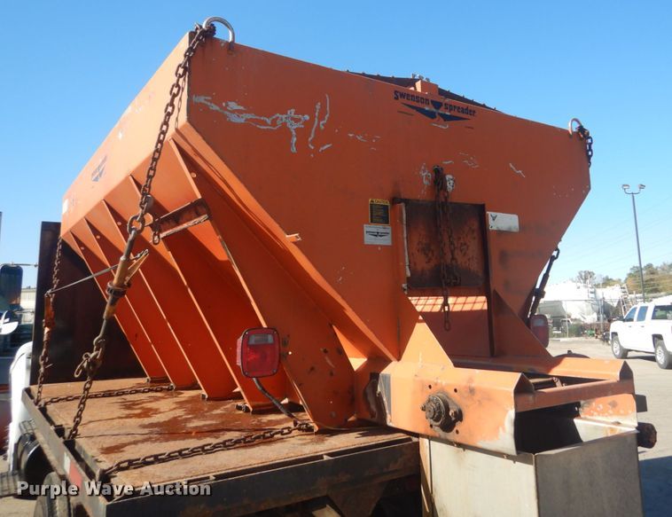 image for item DH5213 2008 Ford F750 Super Duty XLT  flat dump bed truck