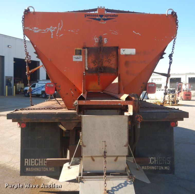 image for item DH5213 2008 Ford F750 Super Duty XLT  flat dump bed truck