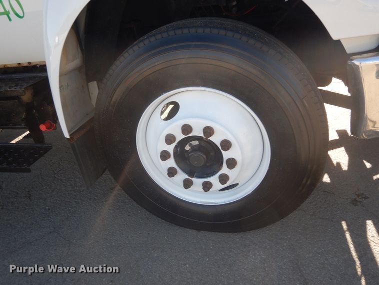 image for item DH5213 2008 Ford F750 Super Duty XLT  flat dump bed truck