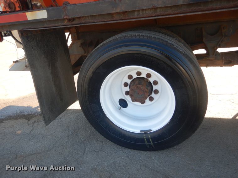 image for item DH5213 2008 Ford F750 Super Duty XLT  flat dump bed truck