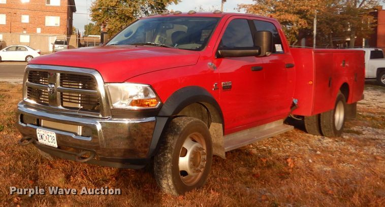 image for item DH5218 2011 Dodge Ram 5500HD SLT  Crew Cab utility truck
