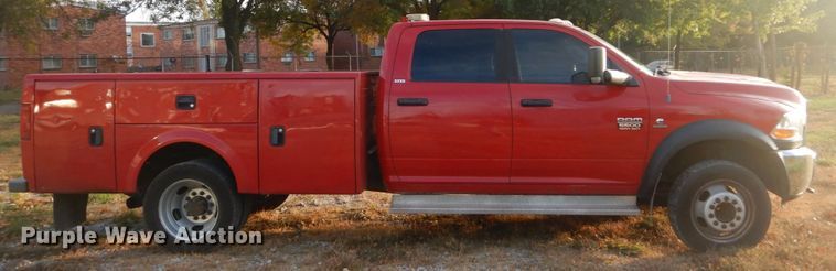 image for item DH5218 2011 Dodge Ram 5500HD SLT  Crew Cab utility truck