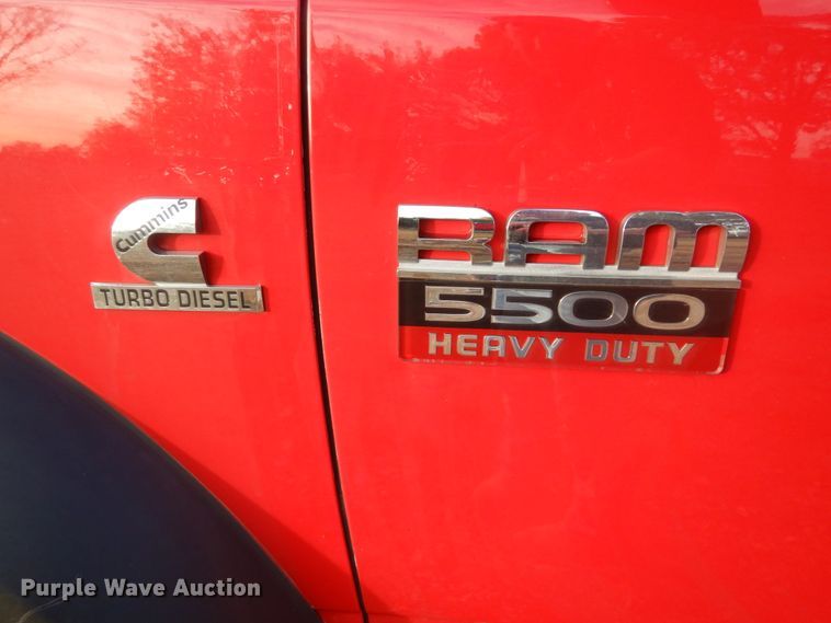 image for item DH5218 2011 Dodge Ram 5500HD SLT  Crew Cab utility truck