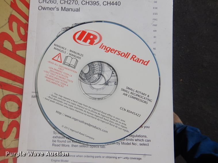 image for item DI0466 Ingersoll Rand 2475  air compressor