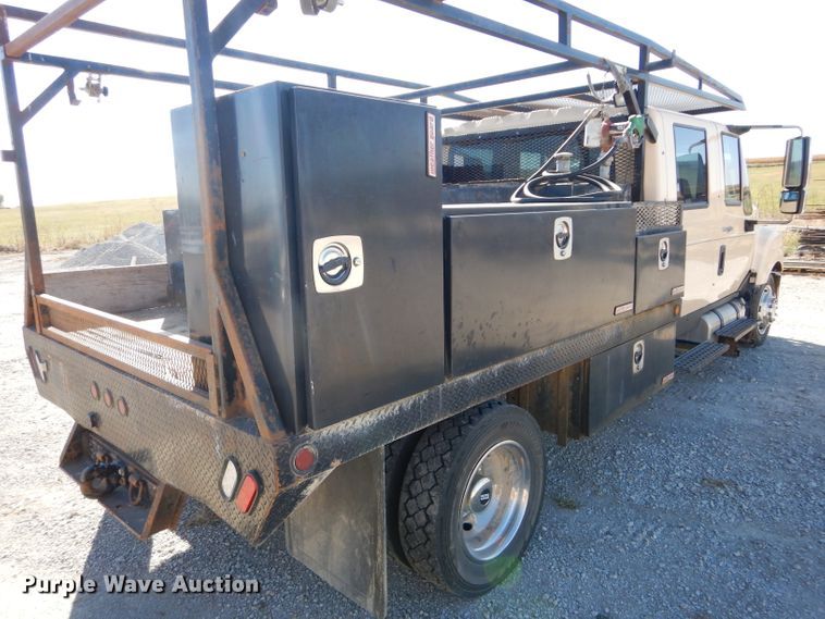 image for item DI8331 2013 International TerraStar  Crew Cab flatbed truck