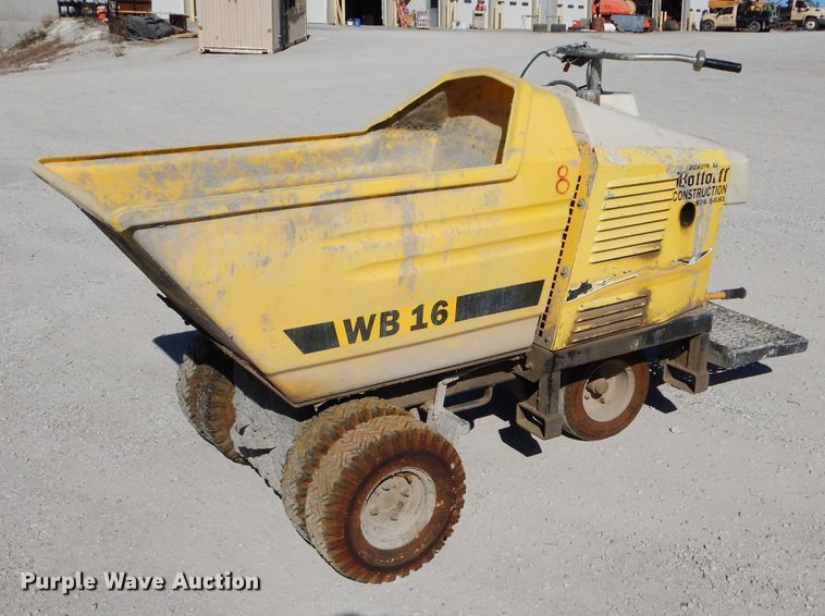 image for item DI8333 2004 Wacker WB16AF power buggy