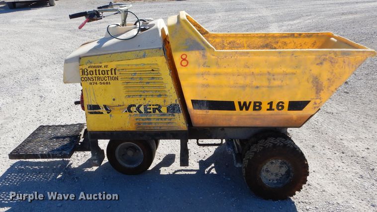 image for item DI8333 2004 Wacker WB16AF power buggy