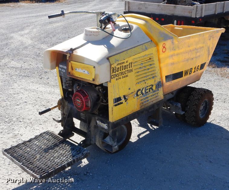 image for item DI8333 2004 Wacker WB16AF power buggy