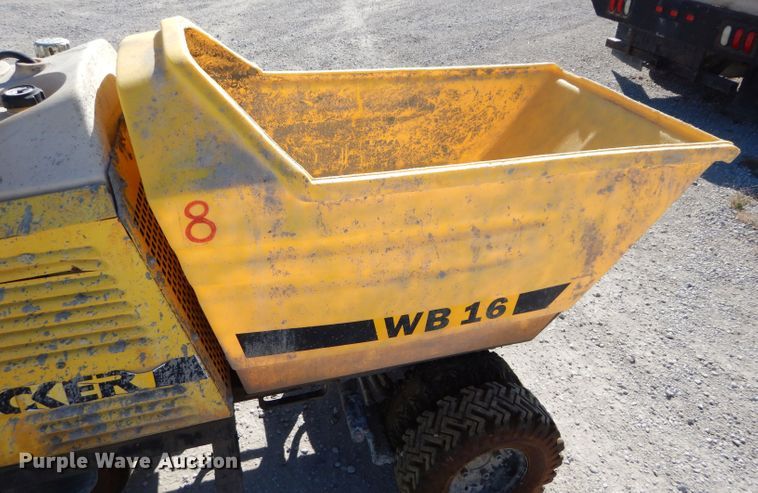 image for item DI8333 2004 Wacker WB16AF power buggy