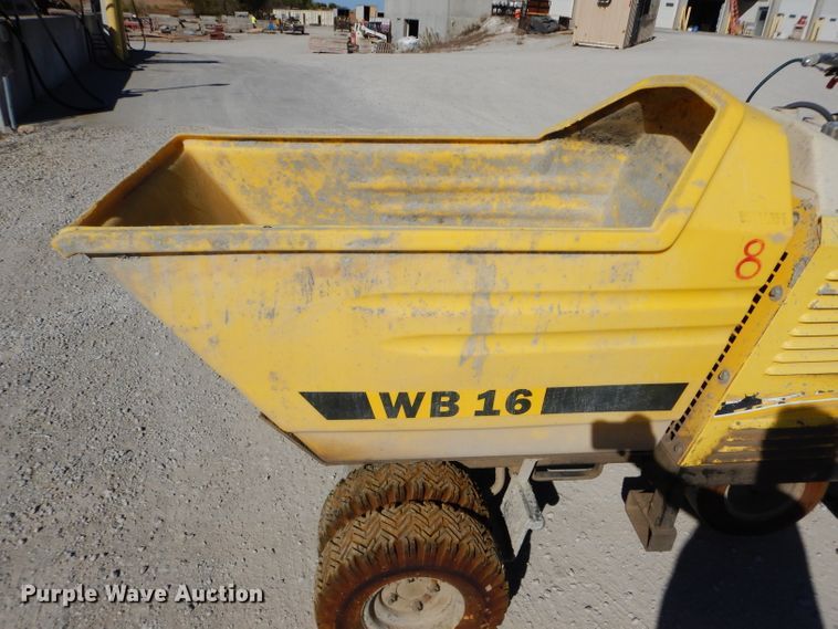 image for item DI8333 2004 Wacker WB16AF power buggy